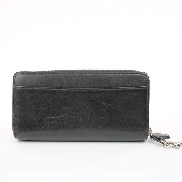 Coach Black Double Zip Wallet - Picture 2 of 7